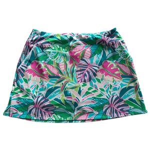 Sigrid Olsen Golf & Tennis Womens Tropical Print Skort - Size Large